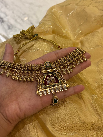 Kundan Collar Necklace Set